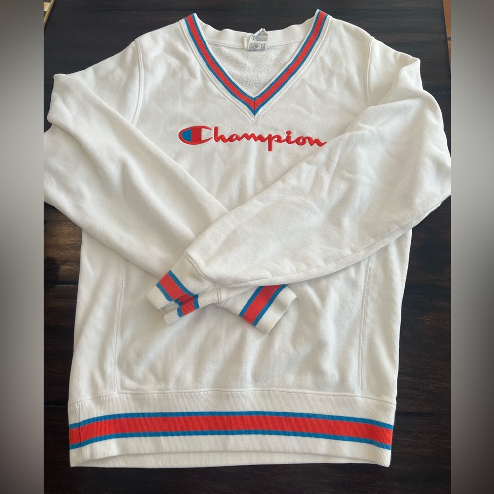 Champion V-neck oversized Sweatshirt - size S